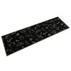 vidaXL Tapis de cuisine lavable imprim&eacute; Morning noir 45x150 cm velours