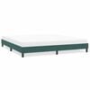 vidaXL Cadre de lit sans matelas vert foncé 200x220 cm velours