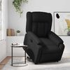 vidaXL Fauteuil inclinable Noir Similicuir