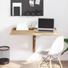 vidaXL Table murale rabattable en chêne 100x60 cm