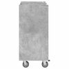 vidaXL Armoire de Golf avec roue Uni Gris b&eacute;ton 65 x 45 x 98 cm