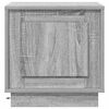 vidaXL Cabinet de chevet Gris 44 x 34,5 x 45 cm Bois d'ing&eacute;nierie