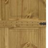 vidaXL Porte de grange CORONA 100x210 cm bois massif de pin