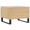 vidaXL Tables basses 2 pcs ch&ecirc;ne sonoma 50x46x35 cm bois d'ing&eacute;nierie