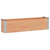 vidaXL Jardini&egrave;re sur&eacute;lev&eacute;e Marron 150 x 30 x 36 cm alu.