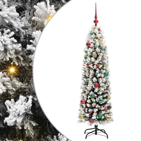 vidaXL Sapin de No&euml;l artificiel Vert 150 cm PVC et acier et plastique