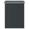 vidaXL Abri de stockage pour jardin Anthracite Acier 204x132x186 cm