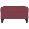 vidaXL Repose-pied Rouge bordeaux 70x55x41 cm Tissu