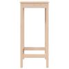 vidaXL Table de bar 50x50x110 cm bois massif de pin