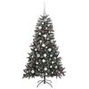 vidaXL Sapin de No&euml;l artificiel Vert 150 cm PVC, plastique et acier