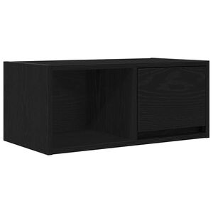vidaXL Meuble TV ch&ecirc;ne noir 60x31x25,5 cm bois d'ing&eacute;nierie