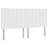 vidaXL Lit de Rangement Blanc pur 200 x 200 cm Cuir synth&eacute;tique