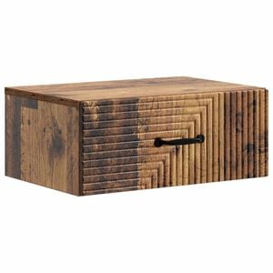 vidaXL Cabinet de chevet mural Bois ancien 49 x 34,5 x 20 cm