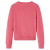 Pull-over tricoté pour enfants rose vieux 140