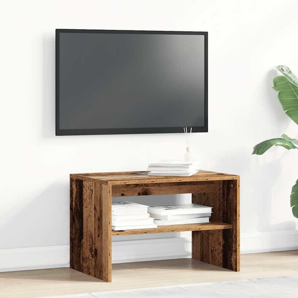 vidaXL Meuble TV vieux bois 60x40x40 cm bois d'ing&eacute;nierie
