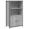 vidaXL Buffet haut sonoma gris 62x32x103,5 cm bois d'ing&eacute;nierie