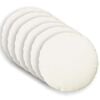 vidaXL Coussin de jet&eacute; 6 pc HEERLEN Blanc &Oslash; 50 cm Tissu