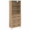 vidaXL Haut Armoire 2 pc Ch&ecirc;ne artisanal 69,5 x 34 x 180 cm