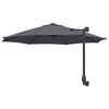 vidaXL Parasol de jardin Anthracite 248 x 248 x 148 cm