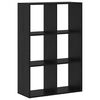 vidaXL Biblioth&egrave;que Ch&ecirc;ne noir 69,5 x 29 x 103,5 cm Bois d'ing&eacute;nierie