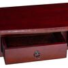 vidaXL Table console Marron 115 x 32 x 75,5 cm Bois de Mahogany Massif