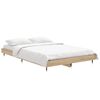 vidaXL Cadre de lit sans matelas chêne sonoma 120x190 cm