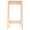 vidaXL Tabourets lot de 2 40x40x75 cm bois massif de pin