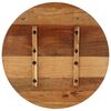 vidaXL Dessus de table rond 70 cm 15-16 mm Bois de récupération