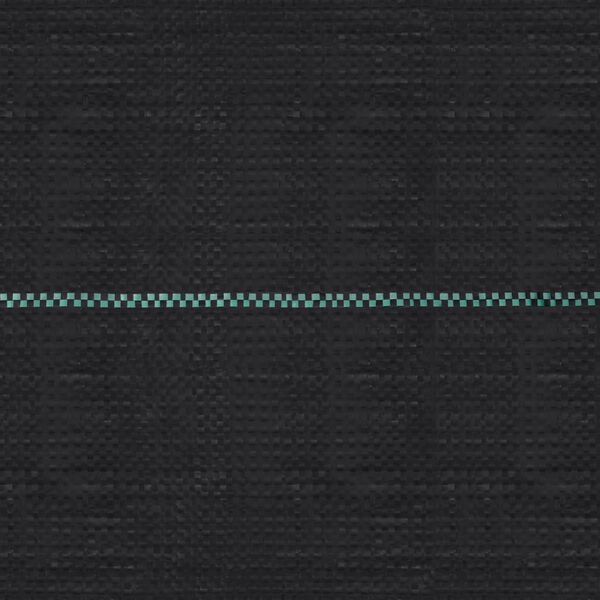 vidaXL Toile de paillage Noir 1x25 m PP