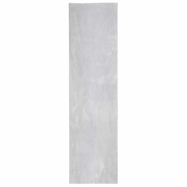 vidaXL Tapis de surface HUARTE Gris 1000 x 80 cm Polyester