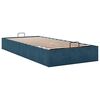 vidaXL Cadre de lit ottoman sans matelas bleu fonc&eacute; 80x200 cm velours