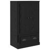 vidaXL Haut Armoire avec tiroir 3 pcs Ch&ecirc;ne noir Bois d'ing&eacute;nierie