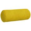 vidaXL Coussins d'accent 2 pcs Jaune Ø 15 x 40 cm