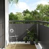 vidaXL Paravent de balcon anthracite 300x80 cm résine tressée