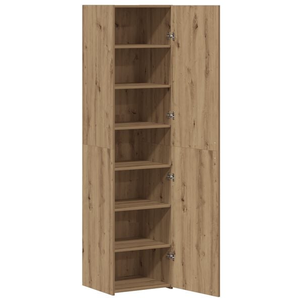 vidaXL Haut Armoire Ch&ecirc;ne artisanal 45 x 42,5 x 185 cm