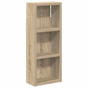 vidaXL Armoire murale de salle de bain Ch&ecirc;ne Sonoma 20 x 10 x 50 cm