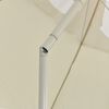 vidaXL Parasol de plage jaune sable 300 cm