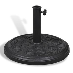 vidaXL Socle de parasol rond R&eacute;sine