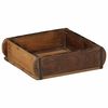 vidaXL Plateau 4 pcs Marron 29 x 31 x 10 cm Bois Recycl&eacute; Solide