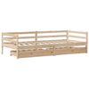 vidaXL Lit de jour avec tiroirs sans matelas 90x200 cm bois massif