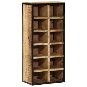 vidaXL Cabinet &agrave; chaussures 50 x 30 x 110 cm Bois de mangue massif