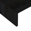 vidaXL Support de moniteur Noir 110x23,5x9 cm Bois d'ingénierie
