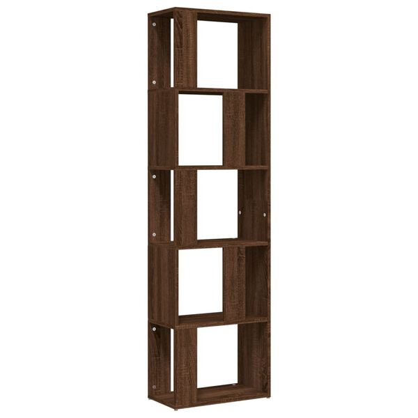 vidaXL Bibliothèque Chêne marron 45x24x160 cm Bois d'ingénierie