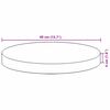 vidaXL Dessus de table rond Ø40x4 cm bois massif d'acacia