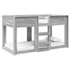 vidaXL Lit Superpos&eacute; pour Enfants Gris Sonoma 90 x 200 cm