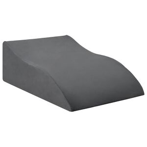 vidaXL Coussin pour les jambes 68 x 41 x 21 cm Mousse PU Gris