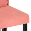 vidaXL Chaises &agrave; manger lot de 6 rose velours