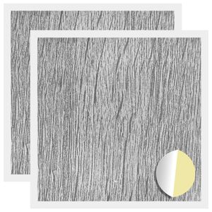 vidaXL Couverture de vis auto-adh&eacute;sive 2 pc Gris Sonoma &Oslash; 20 x 0,5 mm