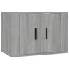 vidaXL Meuble TV mural Sonoma gris 57x34,5x40 cm