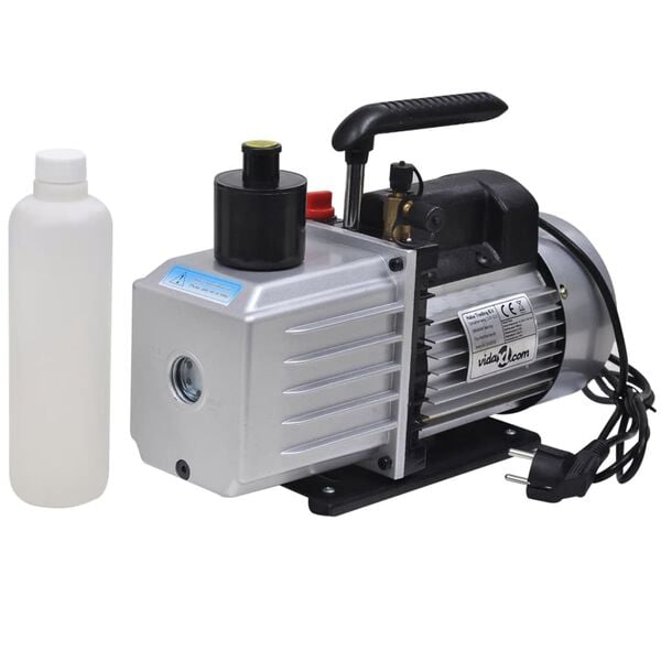 vidaXL Chambre &agrave; vide avec pompe &agrave; 2 &eacute;tages 3,7 L